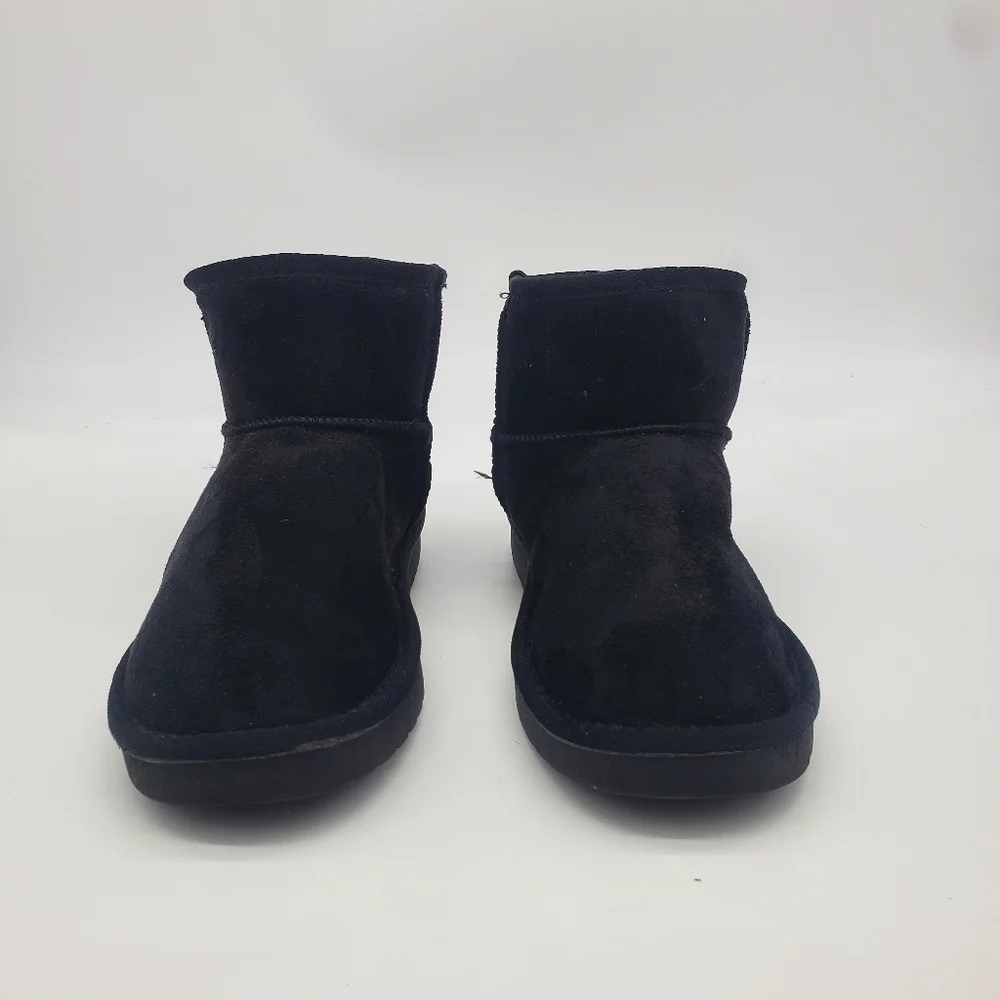 Cushionaire Shoes Women's 8.5 Hipster Cozy Ankle Winter Boots Black